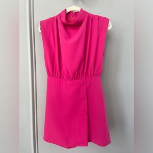 Karlie Vibrant Pink Sleeveless Dress